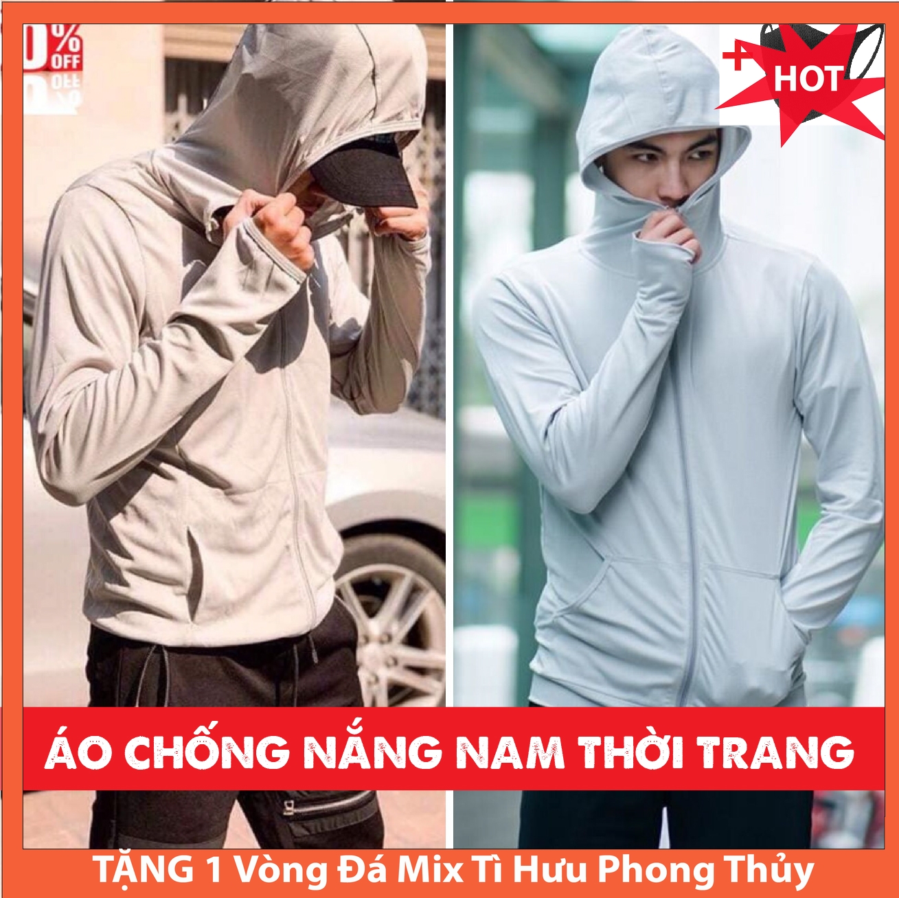 Áo Khoác Chống Nắng Nam Thun Lạnh Uni Giá Rẻ Vải Siêu Mát Che Bàn Tay Xỏ Ngón Có Mũ Rộng Khóa Kéo 4 Túi Chống Tia UV Thời Trang Nhiều Màu Đen Có Khẩu Trang Laroma Vải Bò Kẻ Caro