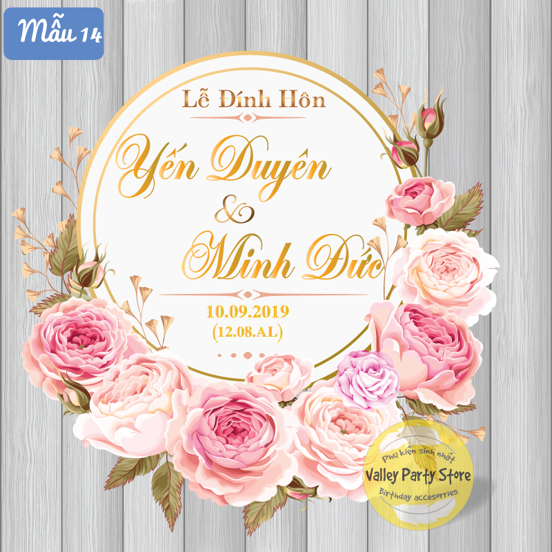 Bảng Treo Cổng Cưới