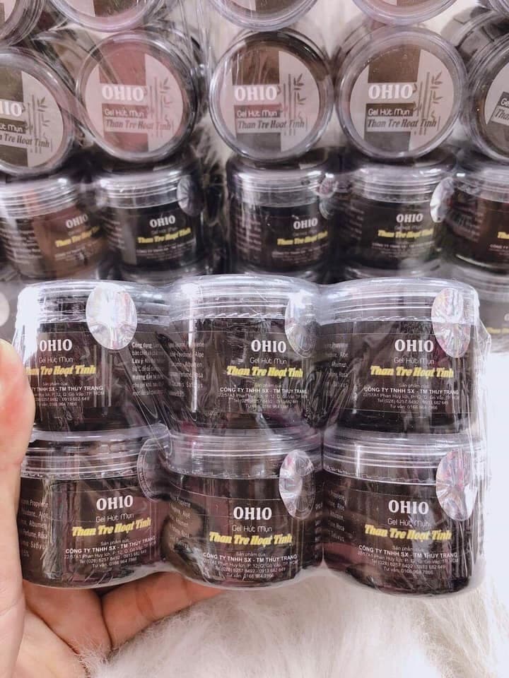 [HCM]Gel Lột Mụn Ohio Chứa Vitamin Cà Phê - Cam Loại Sạch Mụn Cám