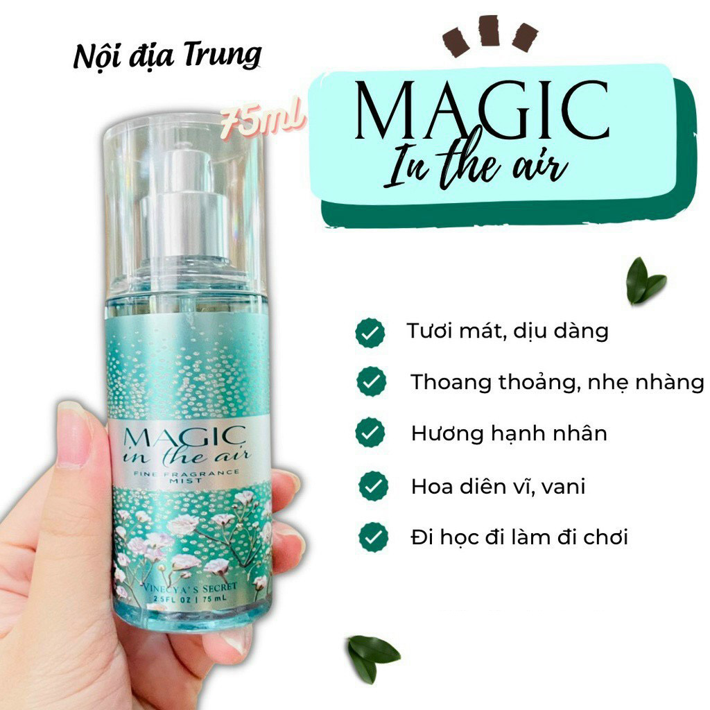 Body mist Bath And Body Works 75ML xịt thơm toàn thân Ecobott