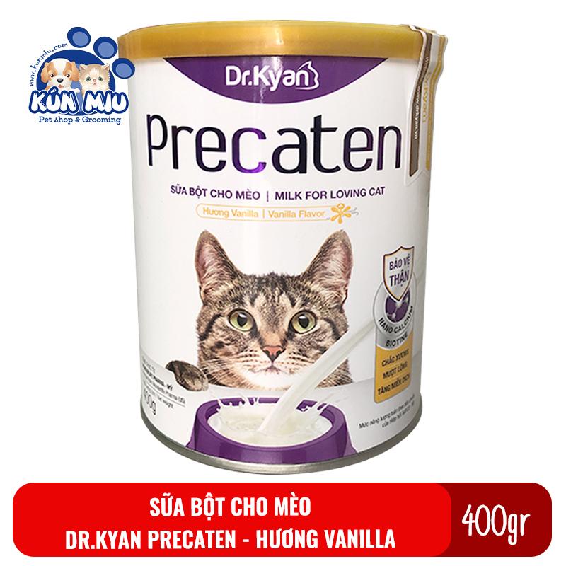 Sữa bột cho mèo Dr.Kyan Precaten hộp 400gr cung cấp dinh dưỡng cho mèo