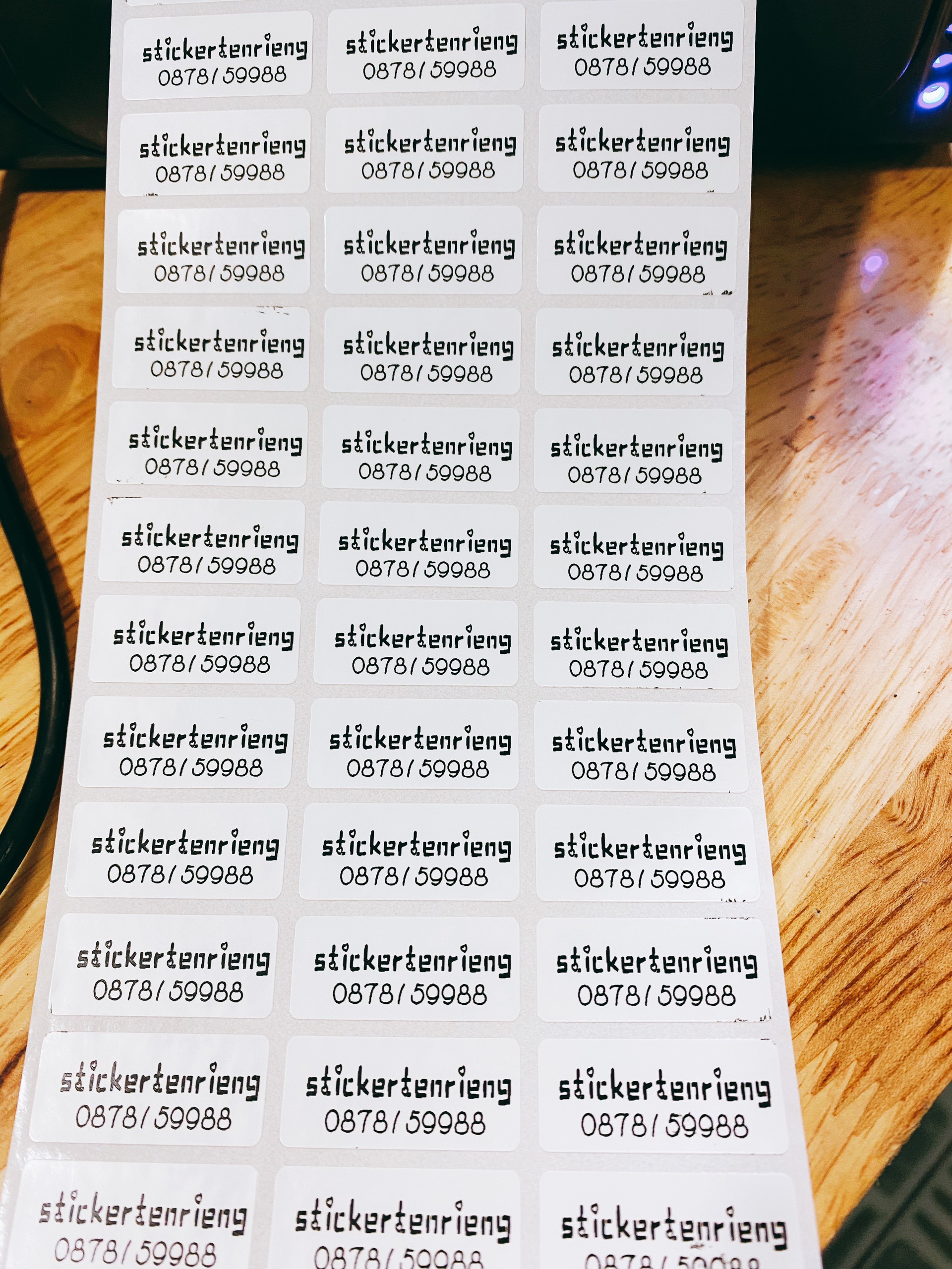 Sticker cute nhãn dán tên - NỀN TRẮNG/TRONG SUỐT/CẦU VỒNG/TUYẾT (1 set 36 tem size trung) chat gửi TÊN CẦN IN cho shop nha khách iu