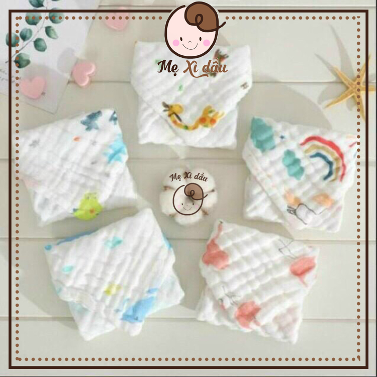 Shop mẹ xì dầu Khăn xô sữa 6 lớp cho bé