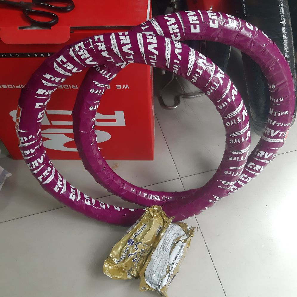 vỏ CRV 60/70 kèm 2 ruột nhu hình gắn tất cả các dòng xe