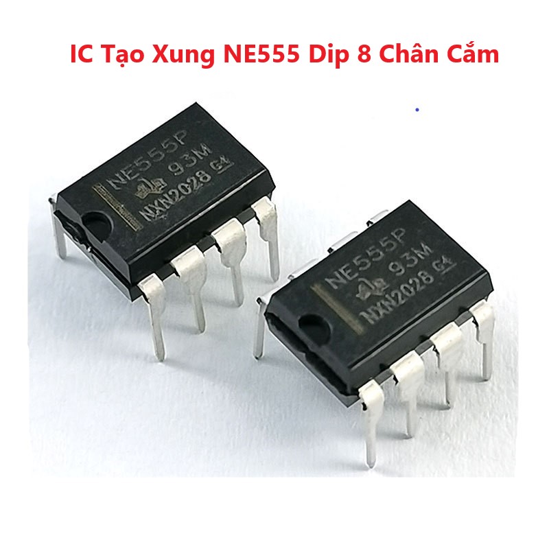 Ic tạo xung ne555, 555, ne 555 dip 8 chân cắm - hàng đài loan