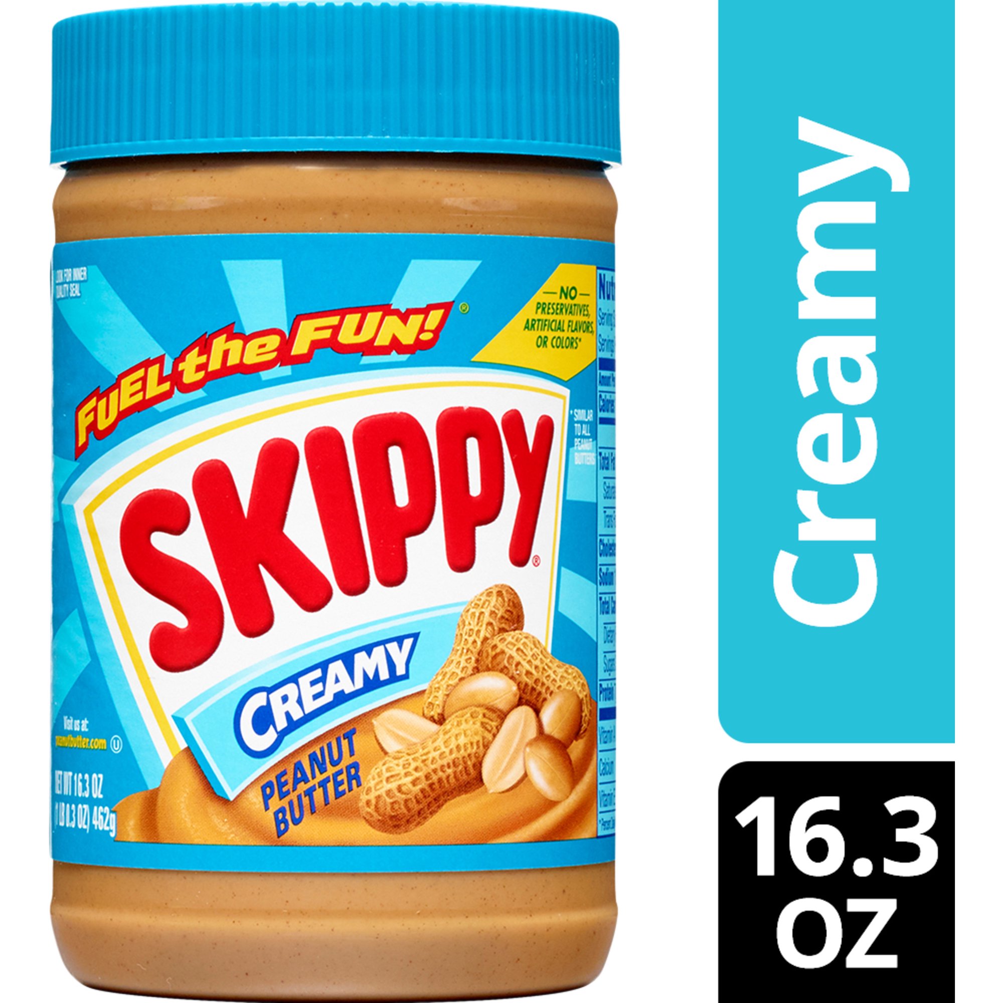 Bơ Đậu Phộng Dạng Kem Fuel The Fun Skippy Creamy 462g