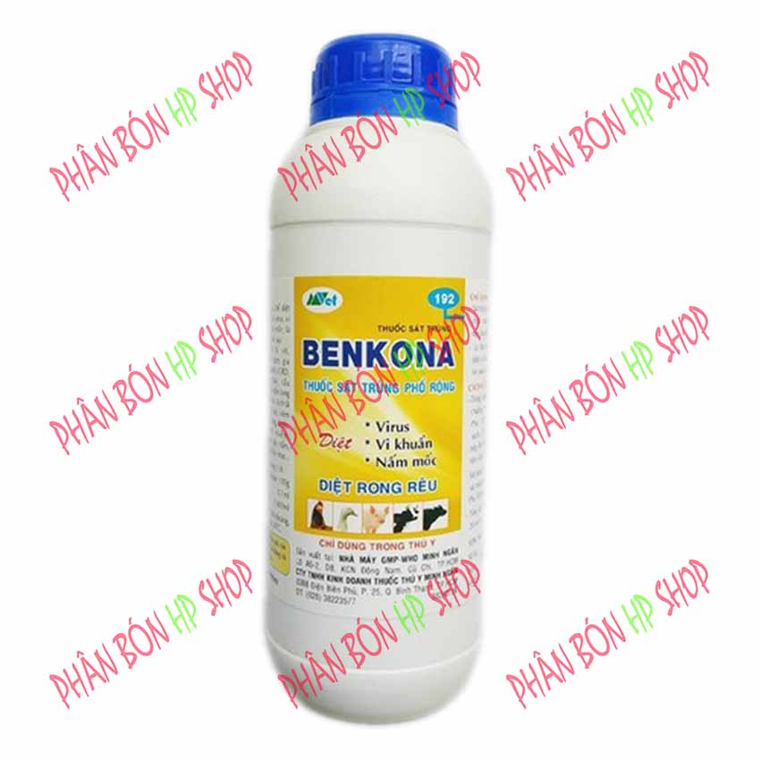Dung dịch sát khuẩn sát trùng benkona diệt virus vi khuẩn nấm mốc rong riêu