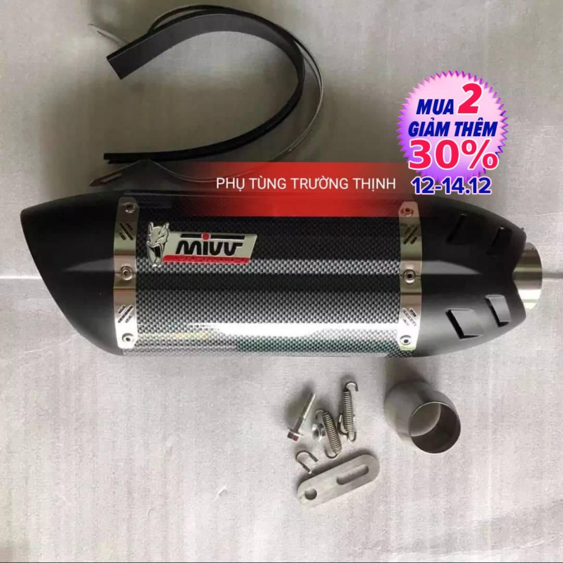 (Hàng mới về ) Lon pô MIVV carbon nhập
