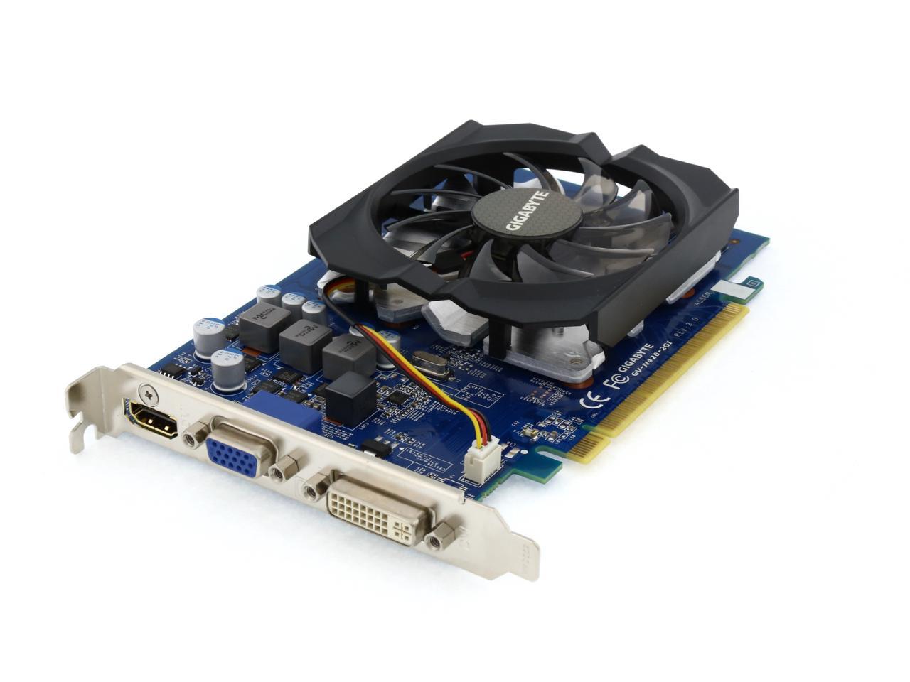  Card VGA Gigabyte GT420 2G DDR3 128 Bit full cổng VGA DVI HDMI 