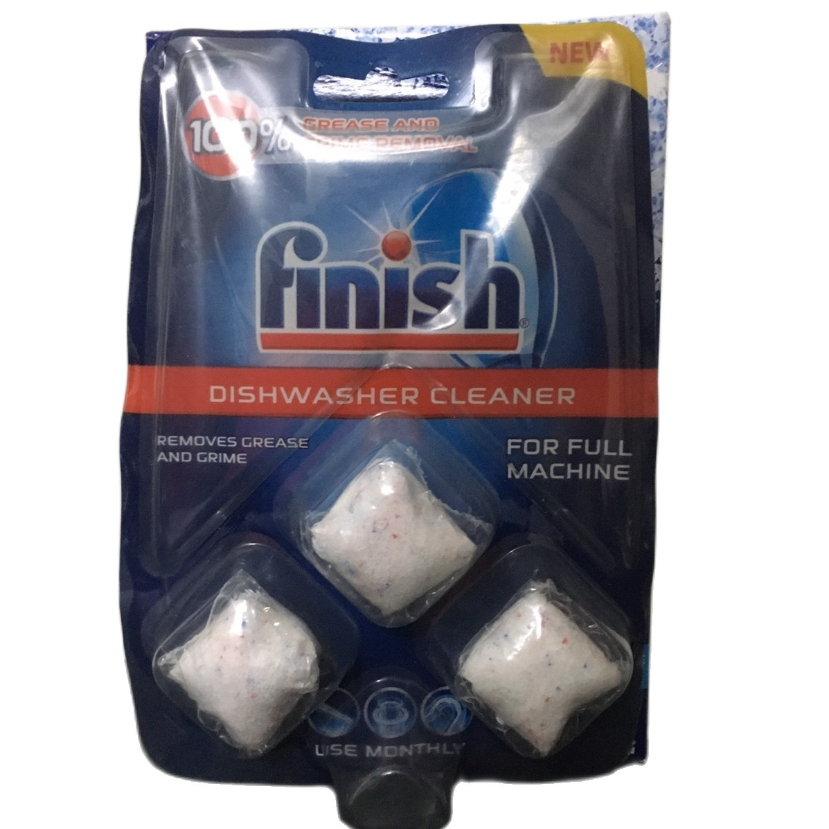 Viên vệ sinh máy rửa bát Finish VỈ 3 VIÊN