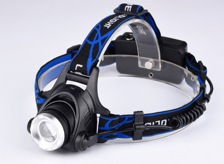 Đèn pin đội đầu 1 bóng siêu sáng, Zoom xa gần- Hàng chính hãng, cao cấp chiếu sáng liên tục 4-8h