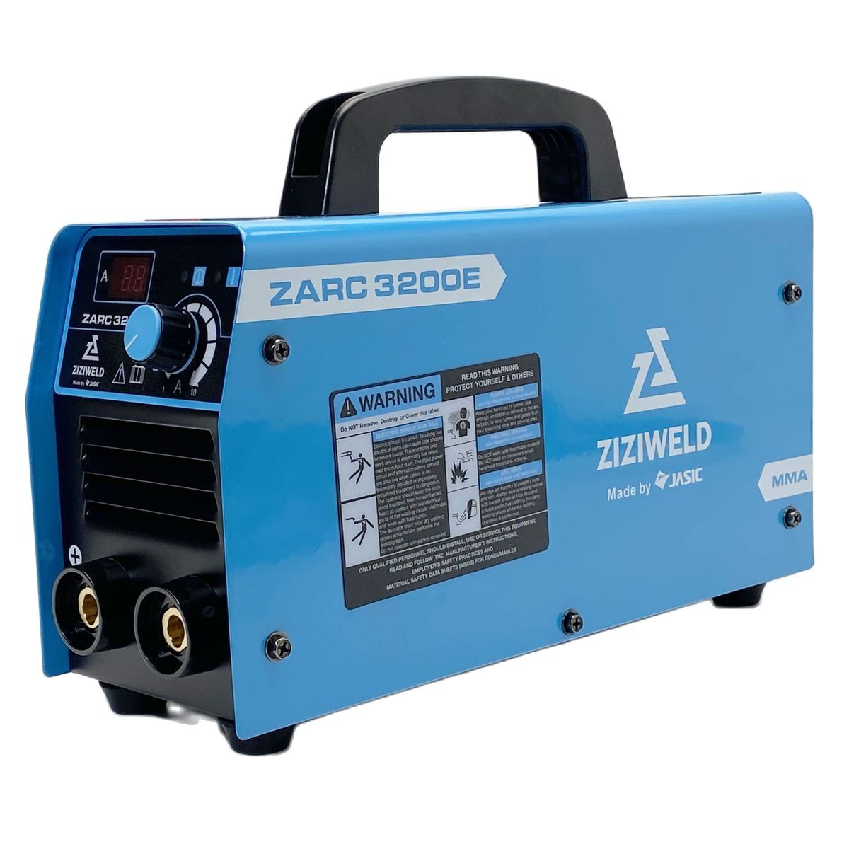Máy hàn điện tử Jasic, máy hàn que dùng điện ZARC-3200E - Ziziweld, máy 3.2ly liên tục, đầy đủ phụ kiện kìm hàn và kẹp mas, bảo hành điện tử 18 tháng