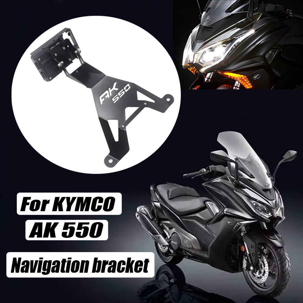 Khung định vị giữa trước xe máy mới sạc điện thoại di động cho Kymco ak550 AK 550 Kymco