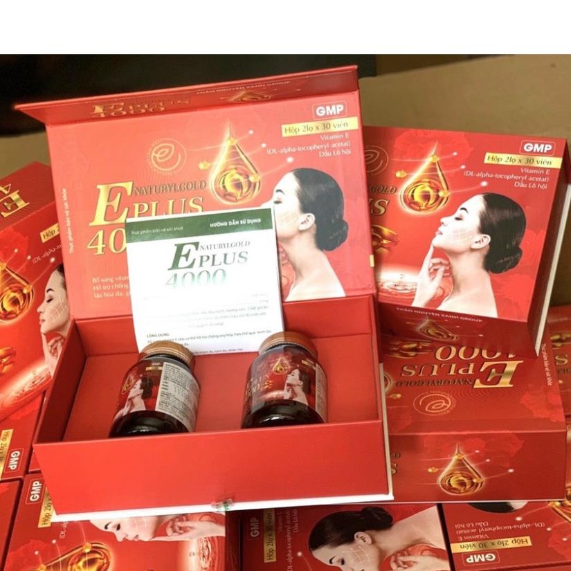 Vitamin E 4000 plus E đỏ tinh dầu quả óc chó, chống oxy hóa, chống lão hóa da, bổ sung vitamin e, sáng da, đẹp da