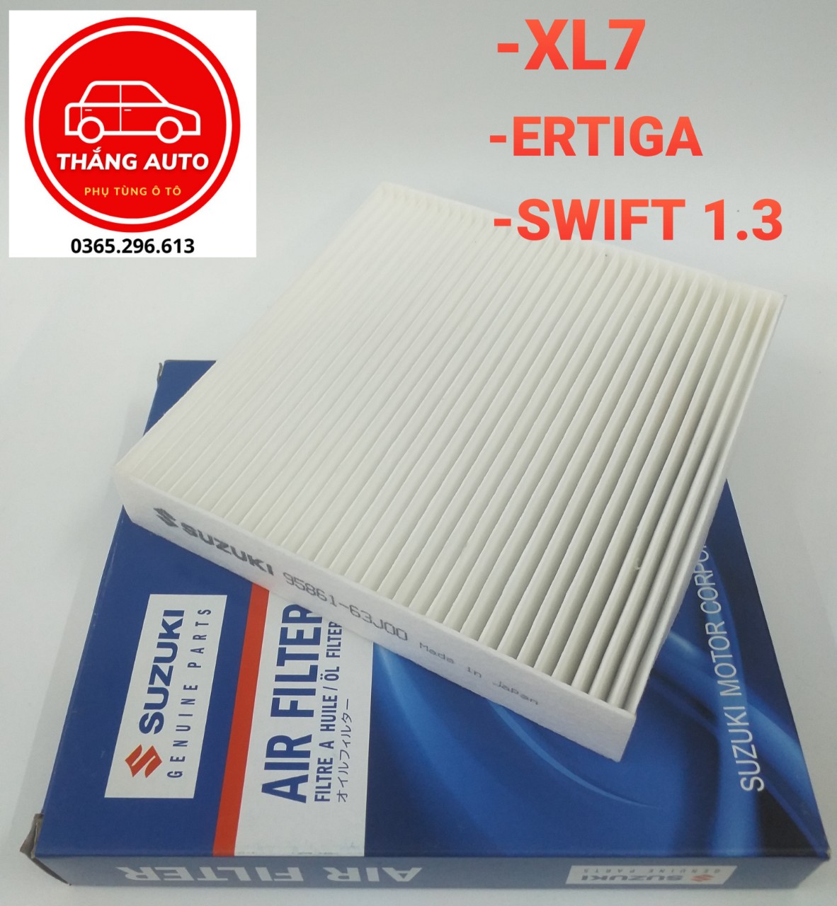 Lọc gió điều hòa, máy lạnh xe suzuki xl7 2018-2022 , ertiga , swift 1.3 Mã