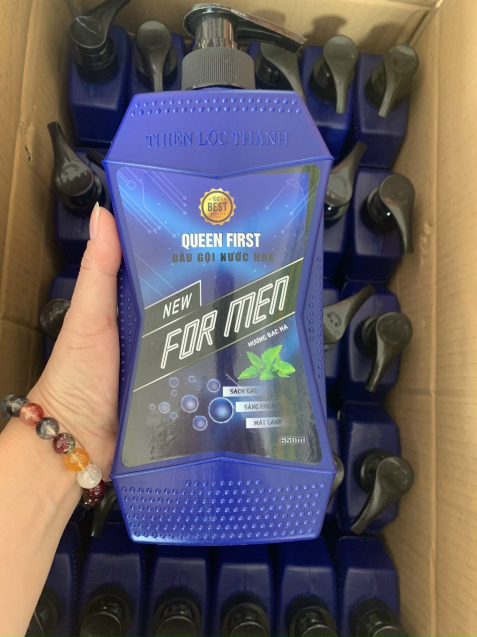 Dầu gội bạc hà formen 650 ml hương xmen