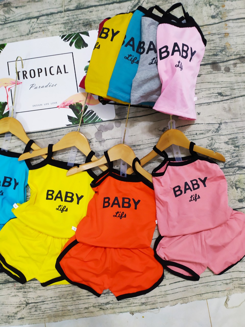 Bộ 2 dây - Bộ hai dây siêu xinh cho bé Baby life 7-20kg