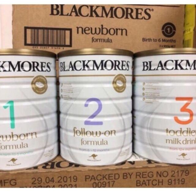 Sữa blackmore số 3 900g Úc (mẫu mới)