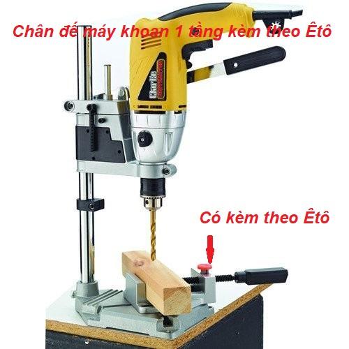 Khung chuyển đổi khoan bàn - tz6102 ,kèm theo êto kẹp
