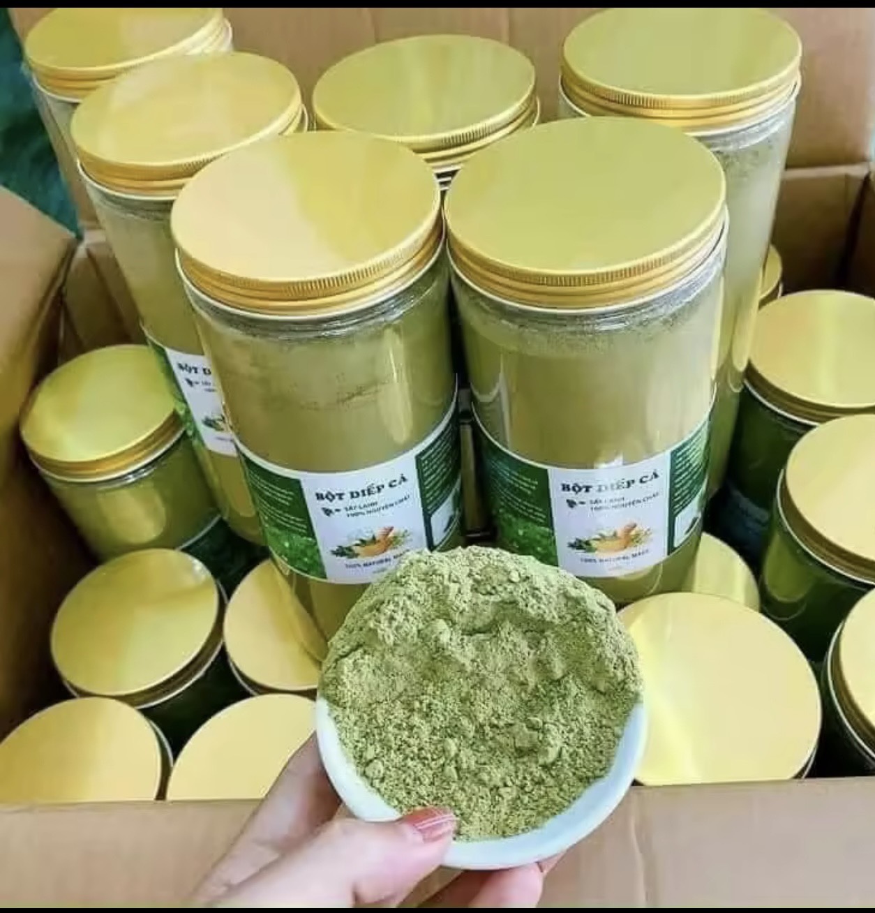 500 gram bột rau Diếp cá nguyên chất sấy lạnh tốt nhất