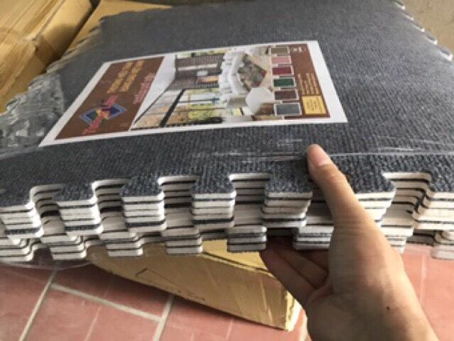 Thảm nỉ ghép 60x60 10 tấm Tường Lâm