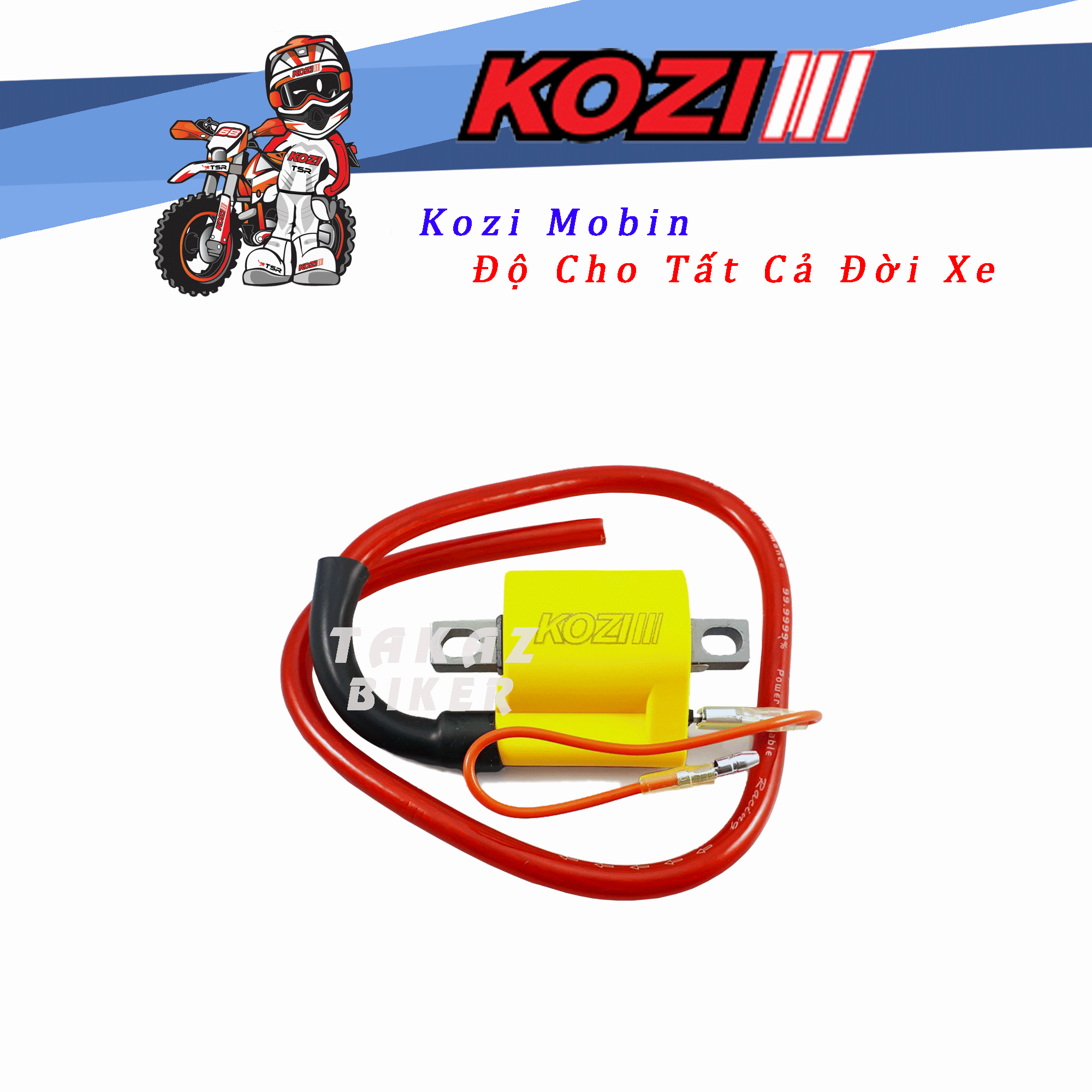 Độ Mobin Sườn Kozi Cho Xe Wave Dream Sirius Exciter 135 Made in Malaysia
