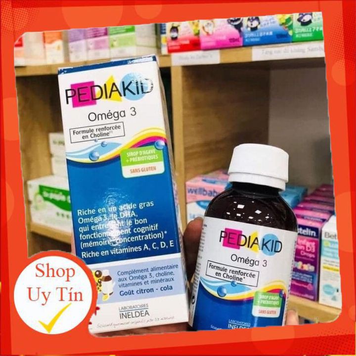 Pediakid omega 3 và dha 125ml cho bé từ 6 tháng tuổi