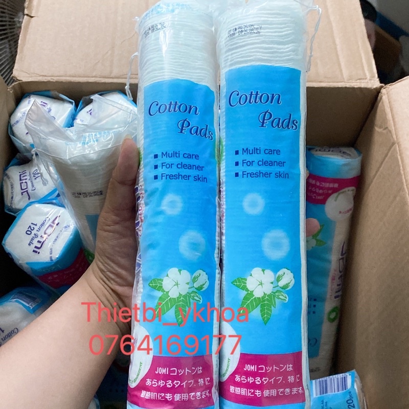 Bông tẩy trang Jomi Nhật Bản 120 miếng -
