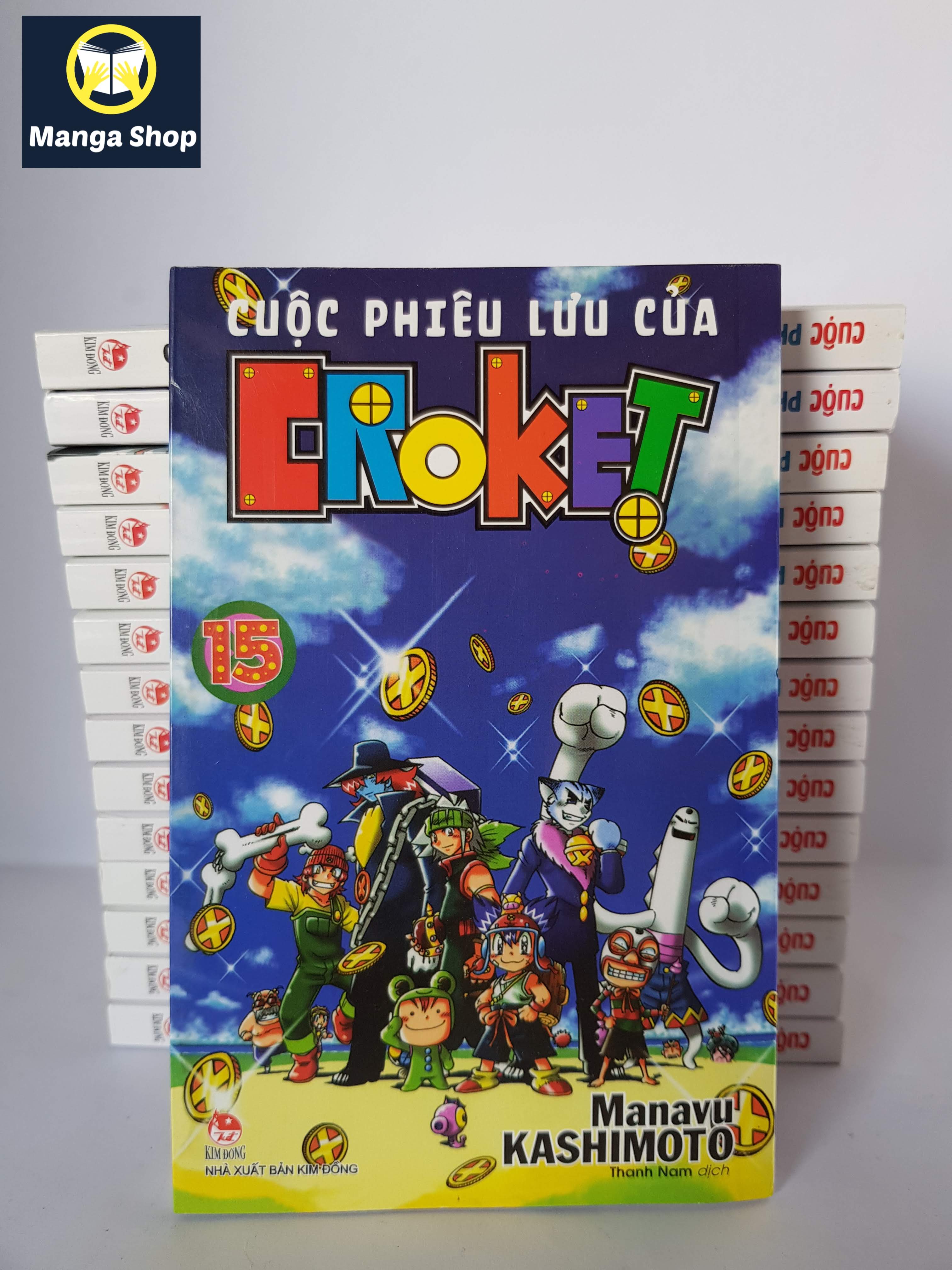 [HCM]Trọn bộ truyện tranh Cuộc phiêu lưu của Croket - Full 15 tập