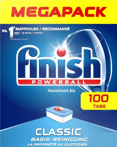Viên rửa bát finish Đức 100 viên