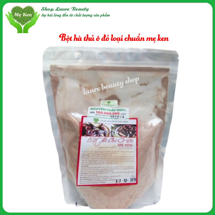 Bột hà thủ ô đỏ loại chuẩn nguyên chất mẹ ken 500g