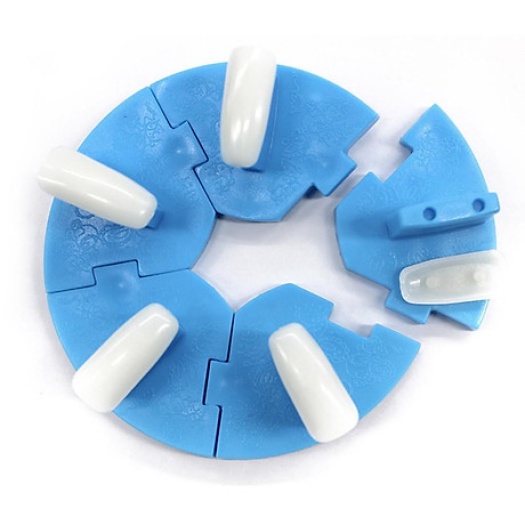 Đế sơn móng mẫu - kèm móng giả tập sơn, đế nhựa gắn móng mẫu MOON NAIL