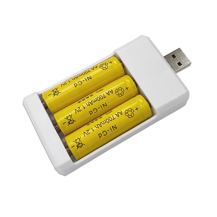 Pin đồ chơi đầu cắm sạc usb loại aa 700mah 1.2v