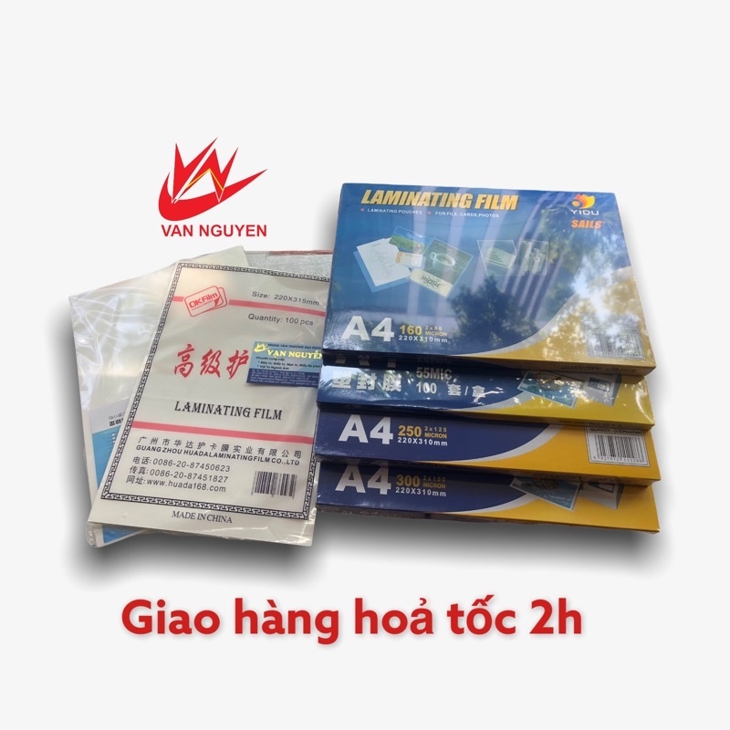 ❇❃ [Chính Hãng] Giấy ép A4 YiDu Mỏng đến Dày