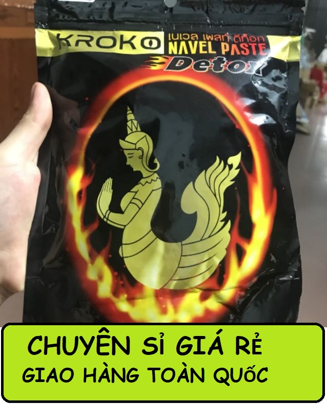 Miếng Dán Tan Mỡ Bụng KROKO DETOX Thái Lan (túi 5 miếng)