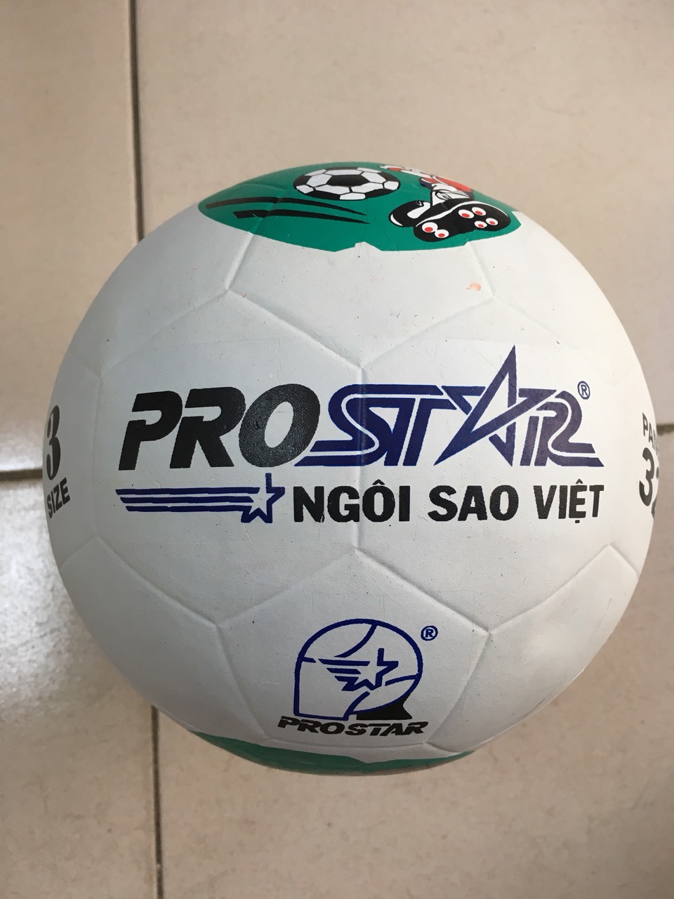 Willsport_QUẢ Bóng đá cao su size 3 dành cho trẻ em hàng chính hãng đủ hình đủ màu ngẫu nhiên_CÓ TẶNG KIM LƯỚI
