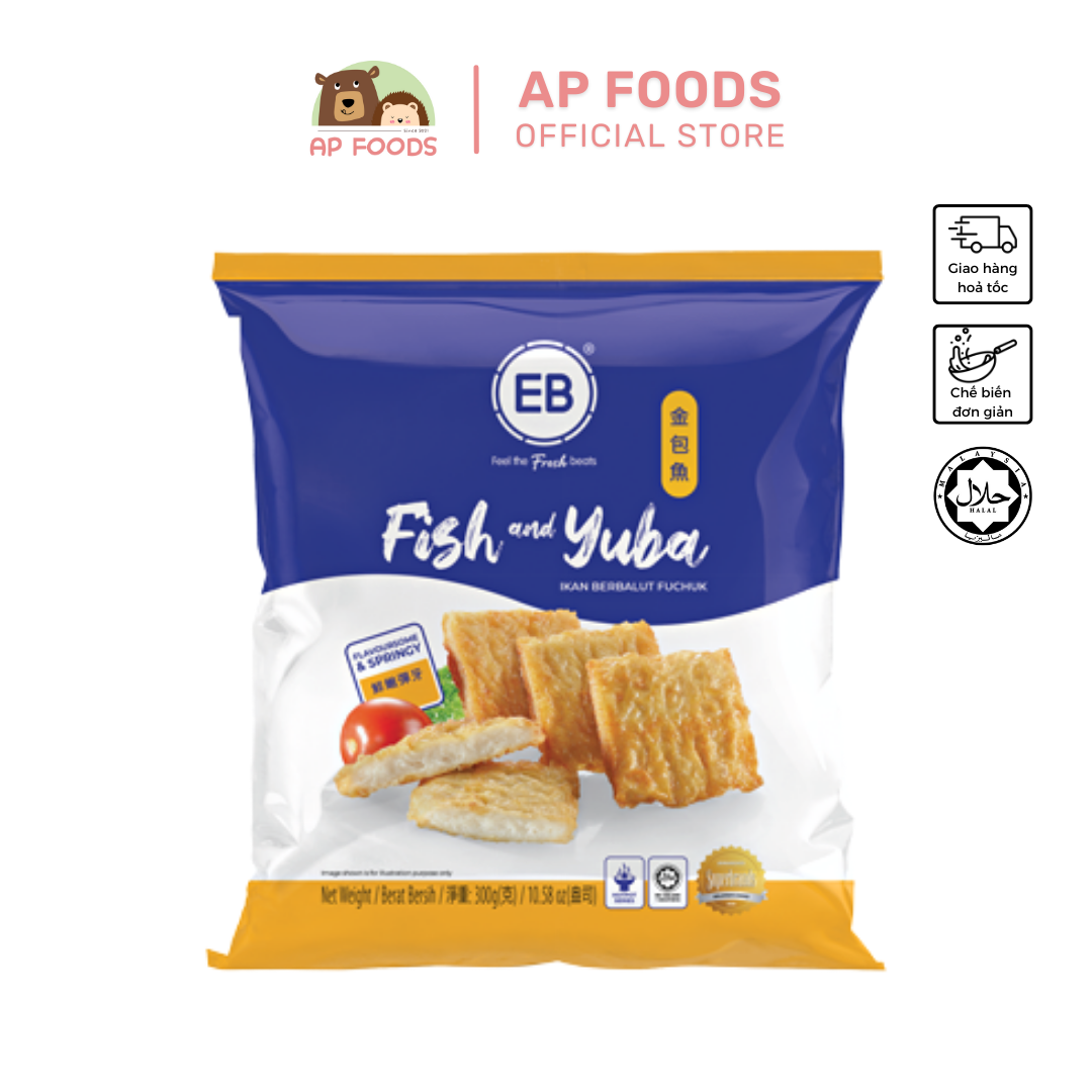 Chả cá yuba eb 300g - fish & yuba eb malaysia 300g - viên thả lẩu malaysia