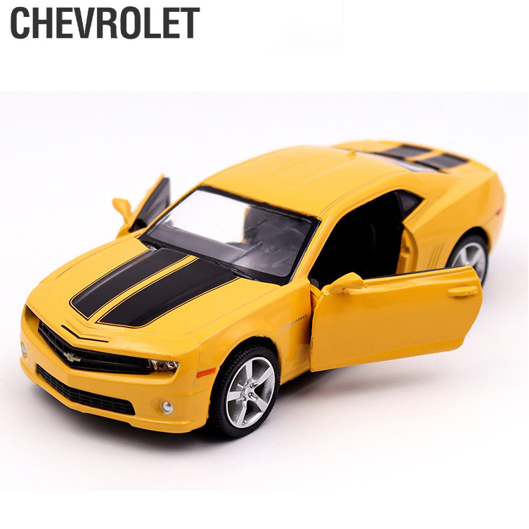 Mô hình Ô tô RMZ Chevrolet Camaro đồ chơi trẻ em Xe mô hình tỉ lệ 1:36 xe bằng kim loại