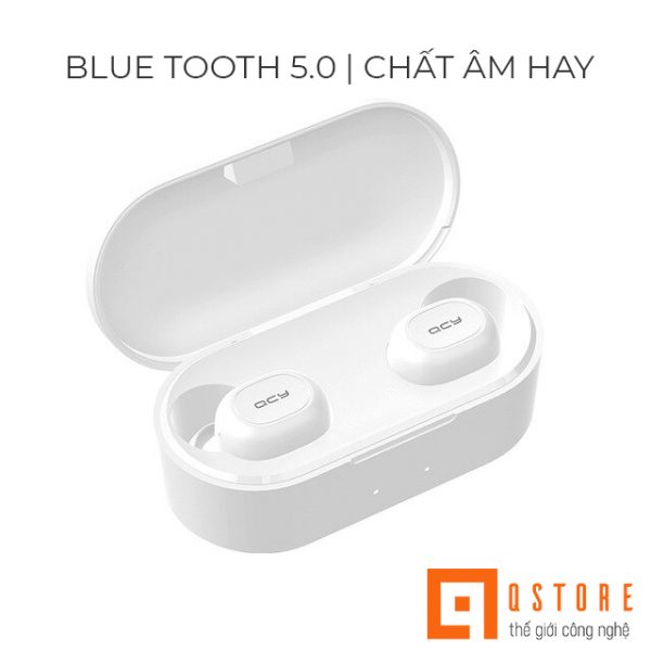 Tai nghe truew.ireless qcy t2c - bluetooth 5.0 - chống nước