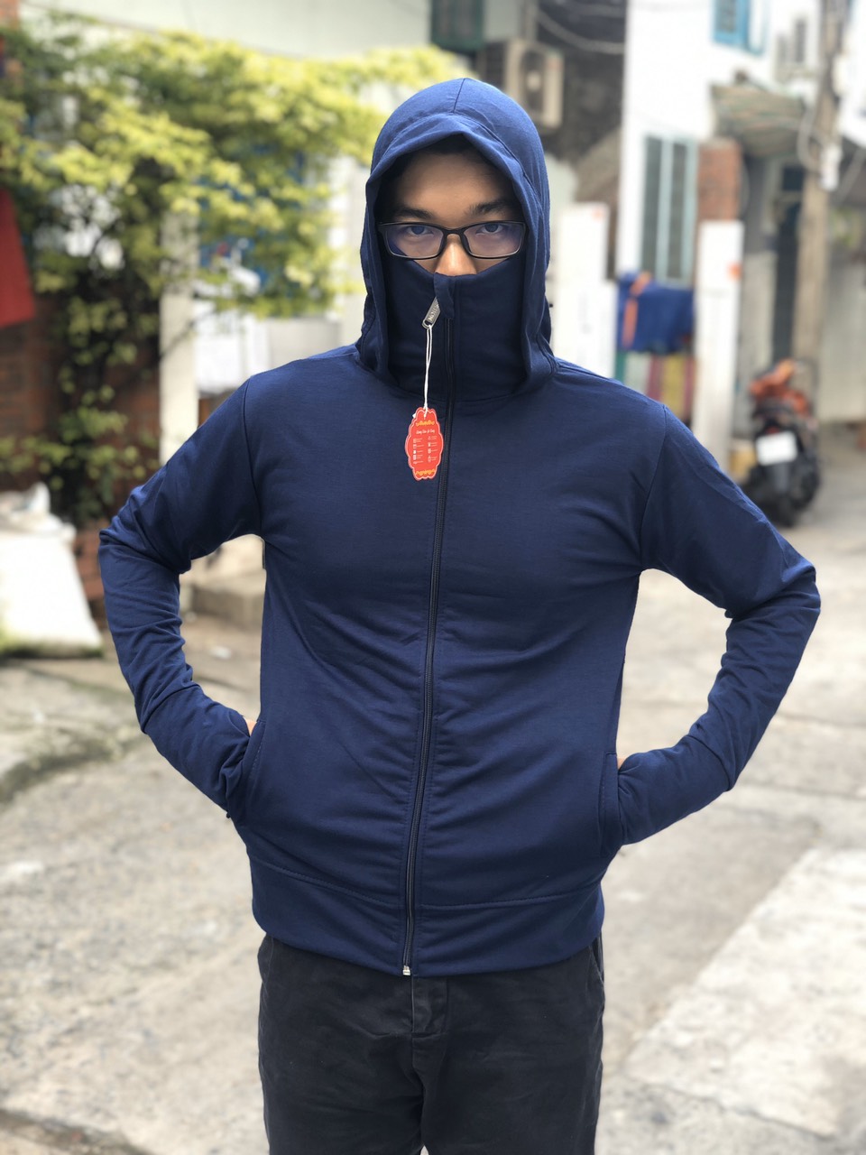 [HCM]ÁO KHOÁC CHỐNG NẮNG NAM 4 IN 1 CHẤT LIỆU COTTON DÀY DẶN