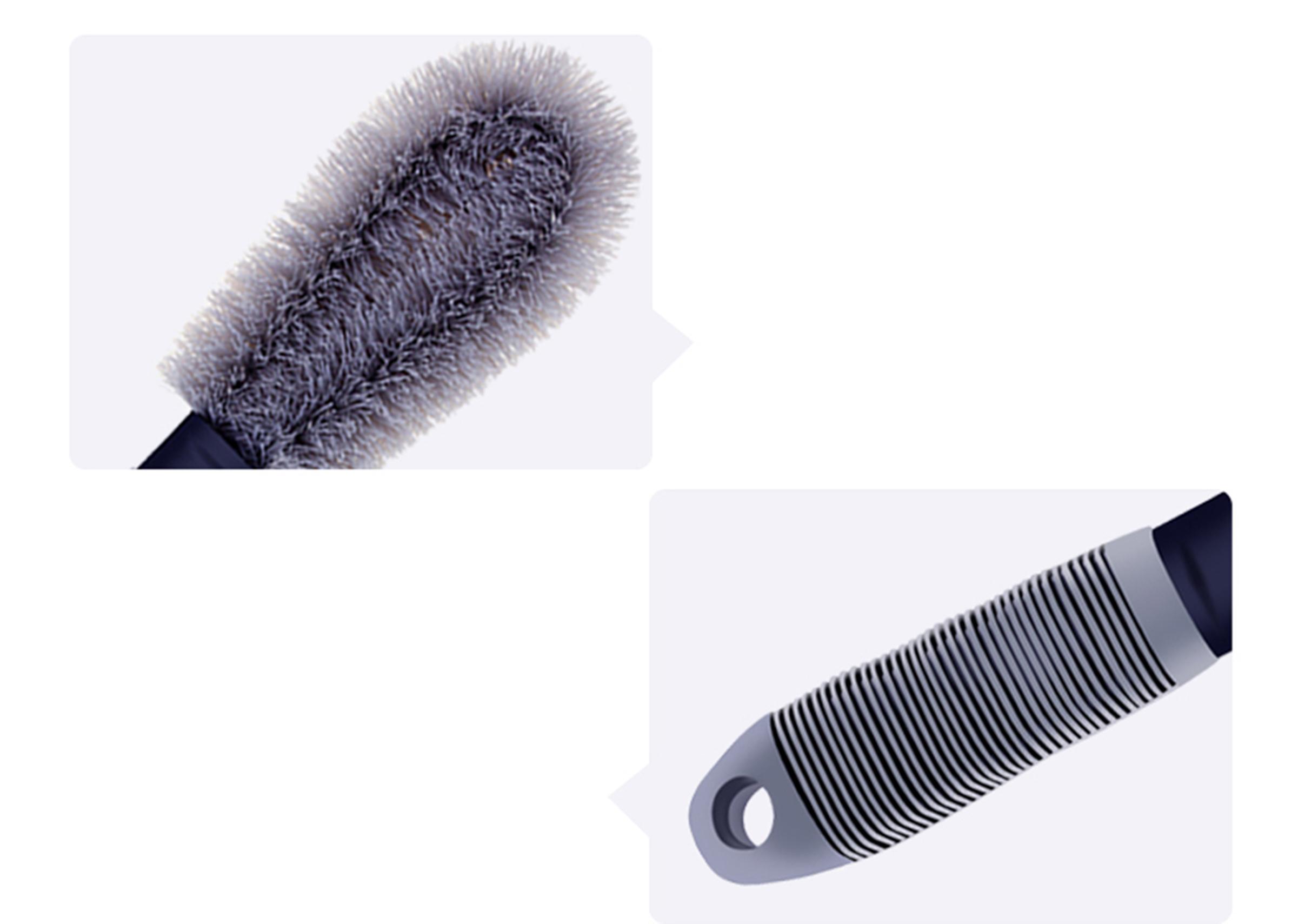 [HCM]Dụng Cụ Rửa Bánh Lốp Ô tô Xe Máy Có Tay Cầm A011