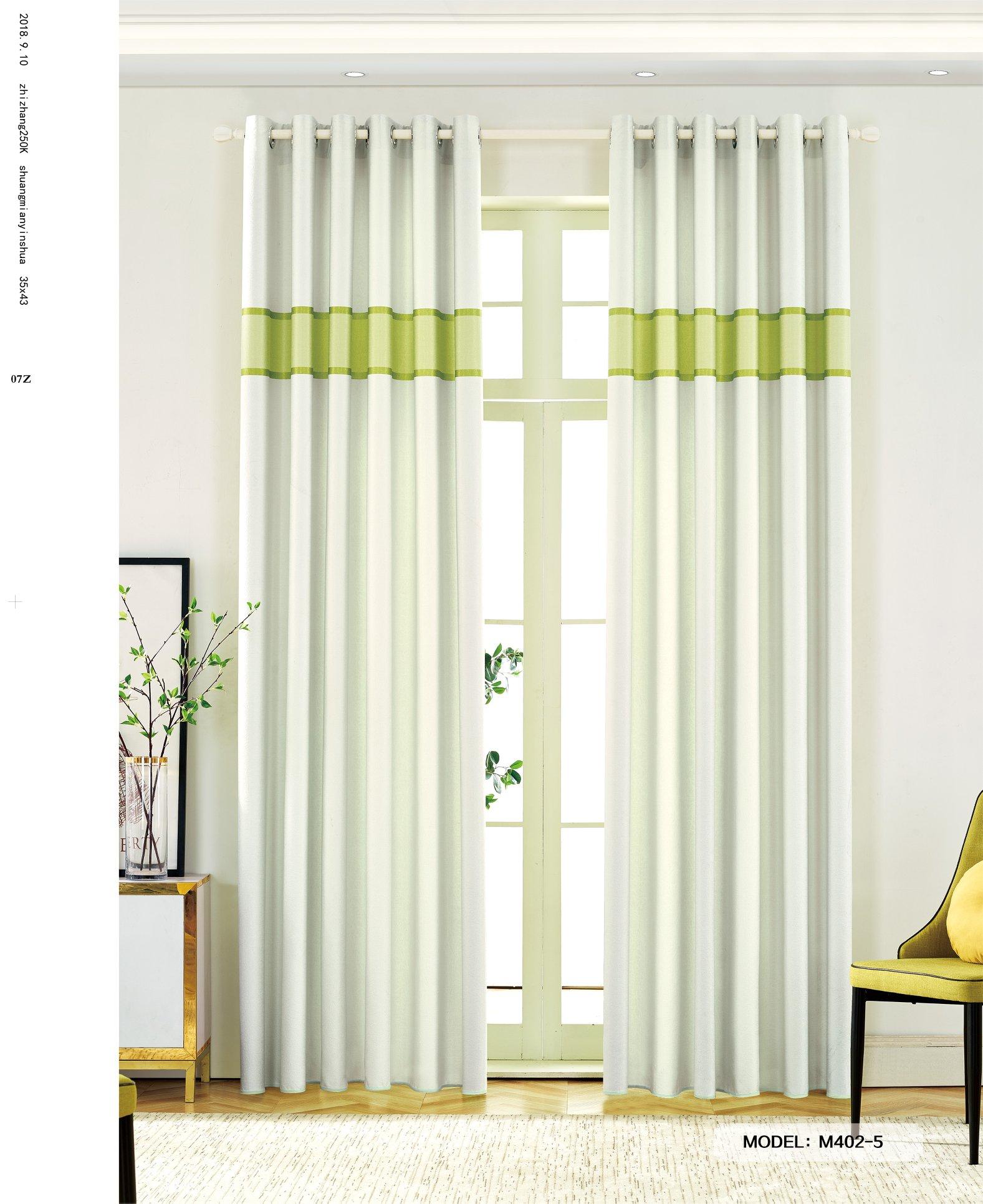 Rèm Cửa Chống Nắng Giảm Nhiệt Cách Âm Trơn HQ - Hoàng Yên - Tuỳ chọn kích thước từ 150cm đến 350cm - Mẫu 402-5 (Xanh Lá) - Kiểu may Khoen Ore - Nhiều Màu Để chọn - Vải dày, mịn và đẹp - Có may theo kích thước yêu cầu