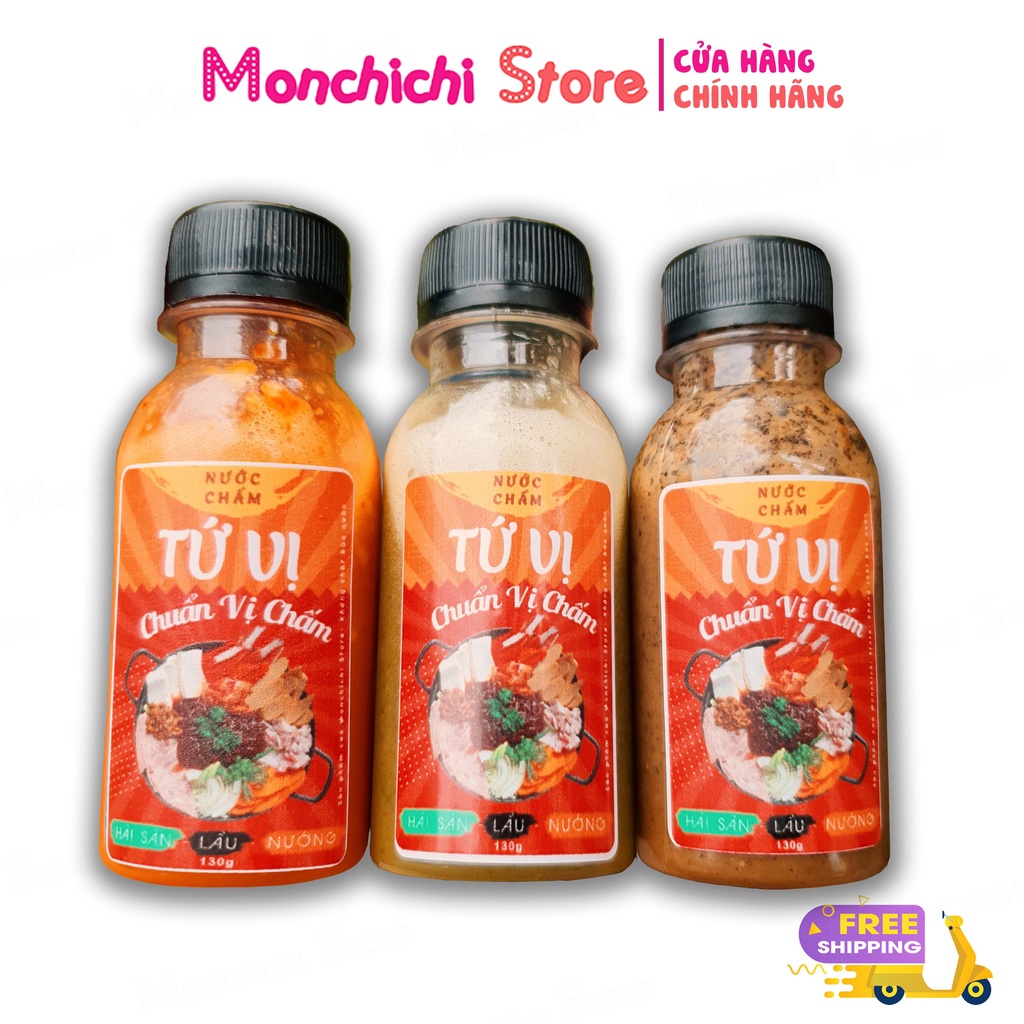 Nước chấm hải sản lẩu thịt nướng thơm ngon Combo 3 chai