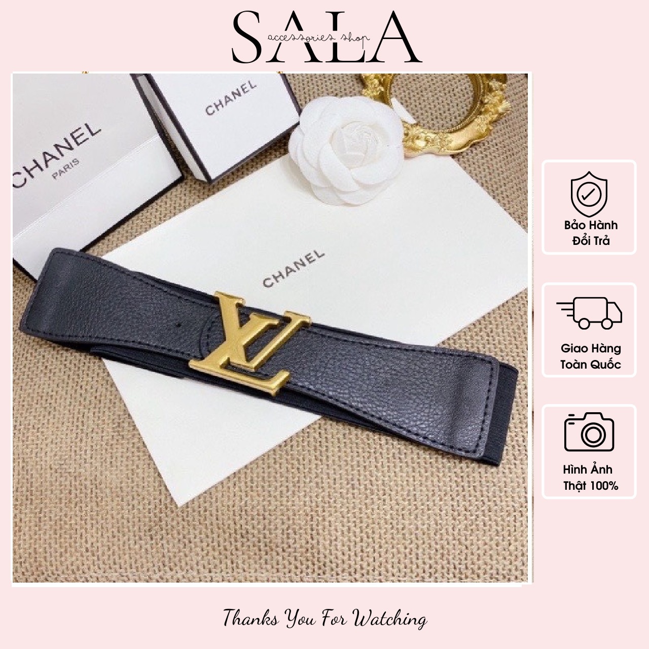 Đai váy da mix chữ siêu sang chảnh, belt váy cao cấp phong cách ❤️sala shop❤️