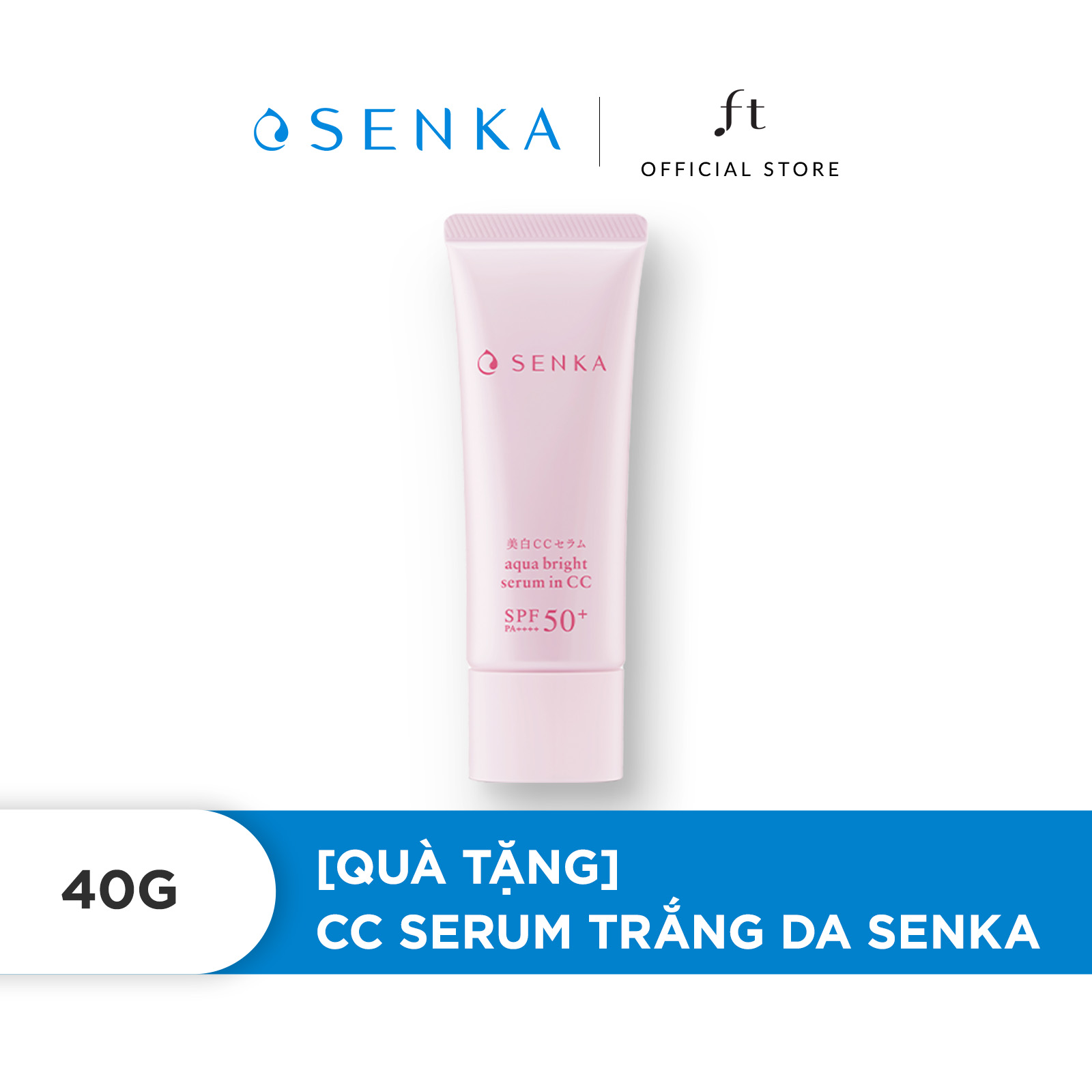 Cc serum trắng da senka white beauty serum in cc 40g