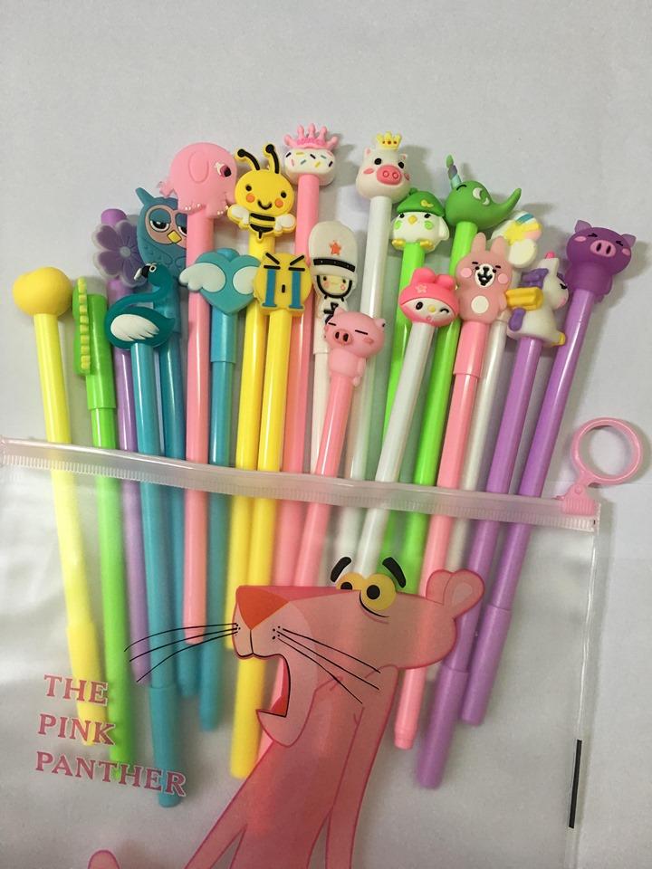 ( Mực Xanh )10 Bút Mực Nước Màu Xanh Kiểu Dáng Cute