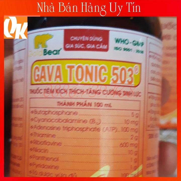 Tonic 503 100ml-Dùng Nuôi Gà Tơ Chế Độ Đá-Giúp Tăng Cơ Bắp-Trì Hoãn Sự Mệt Mỗi-Hừng Gà