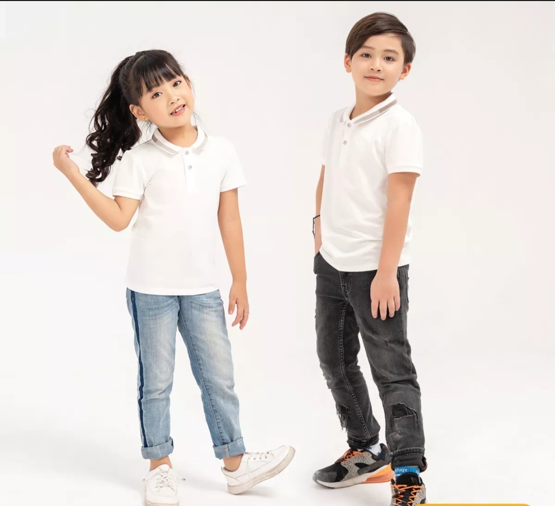 Áo polo trẻ em áo thun có cổ trẻ em áo sơ mi trẻ em