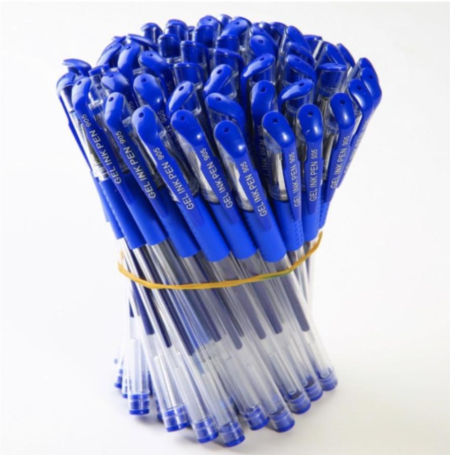 [COMBO 10 CHIẾC] Bút bi nước văn phòng mực xanh