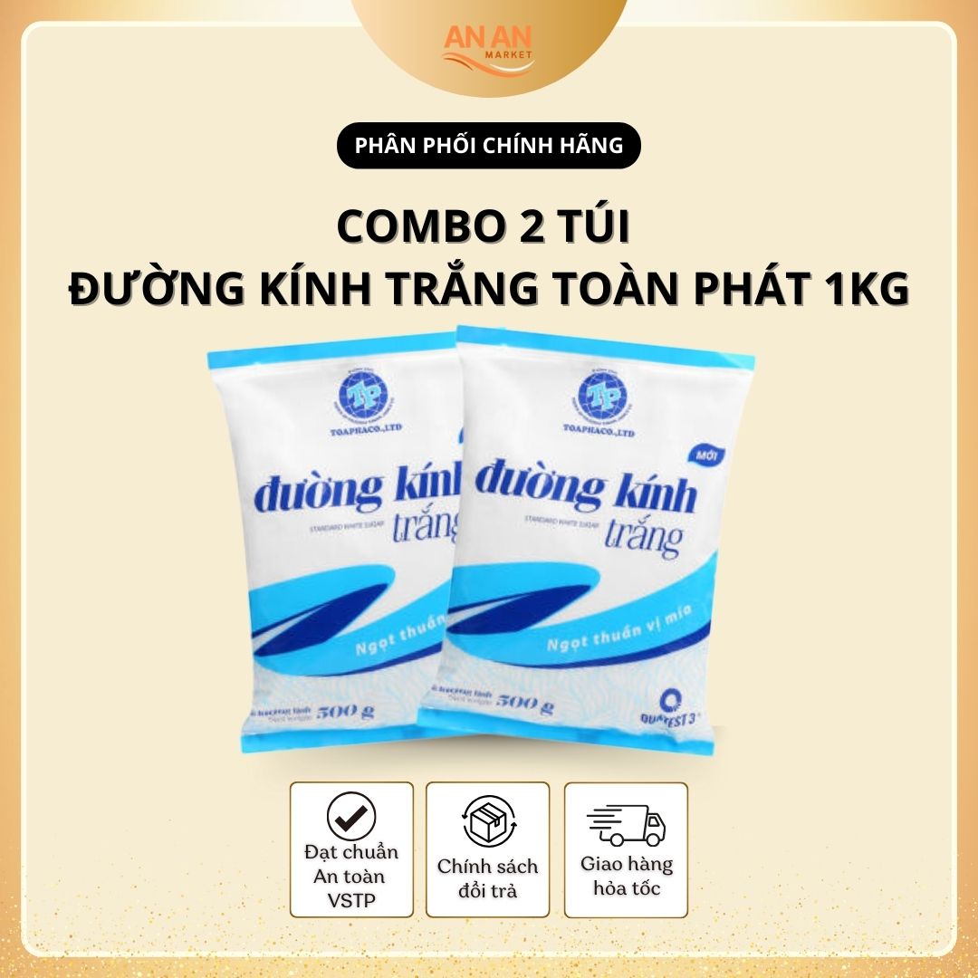 Đường Kính Trắng Toàn Phát 0.5kg/1 túi